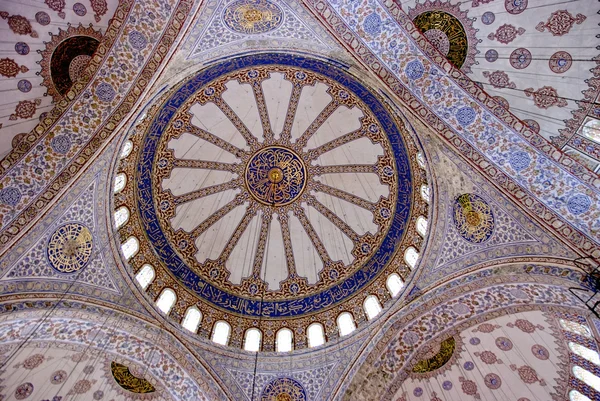 Soffitto Moschea Blu — Foto Stock