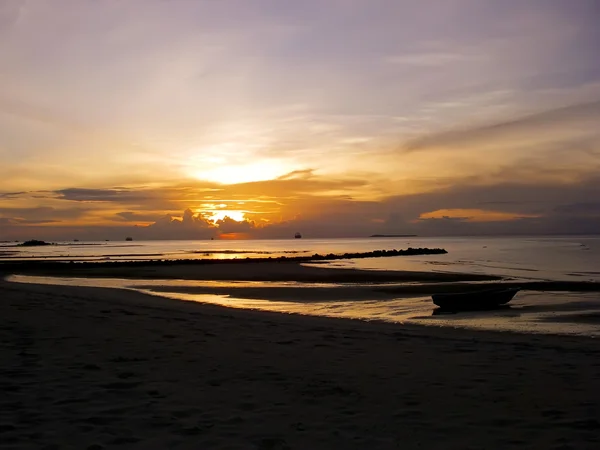 Mtoni plaża na wyspie zanzibar — Zdjęcie stockowe