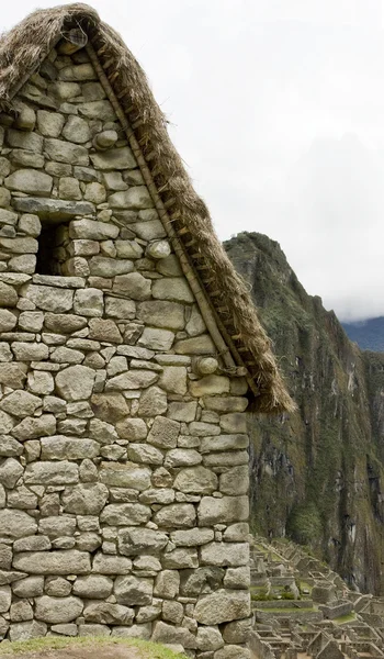 Machu picchu Peru güvenlik Binası — Stok fotoğraf