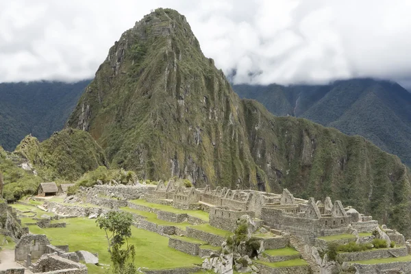 Descripción general de las ruinas de Machu Picchu Inca Perú — Foto de Stock