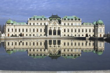 Belvedere Palace in Vienna Austria clipart