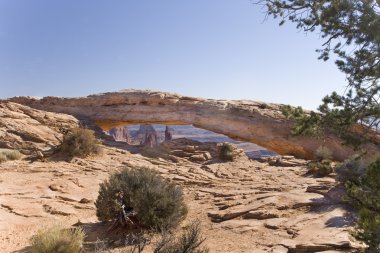 Mesa Arch in Canyonlands National Park Utah clipart