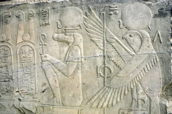 Mauer des Reliefs in Ägypten — Stockfoto