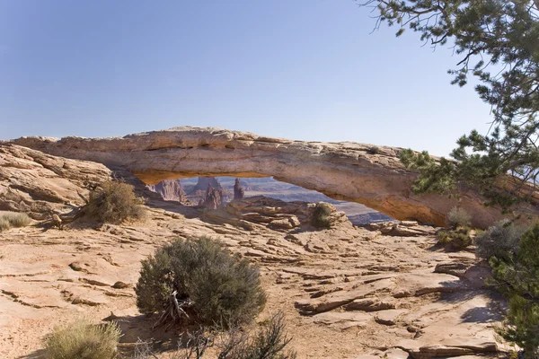 Mesa arch i canyonlands nationalpark utah — Stockfoto