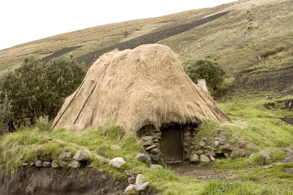 stock image High in mountains in Ecuador is a Chimborazo cabana