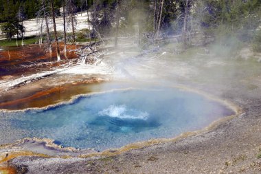 Midway havzasında yellowstone Milli Parkı