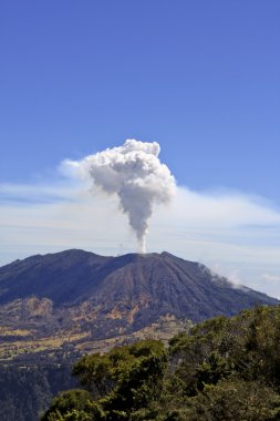 Turrialba Volcano in Costa Rica clipart