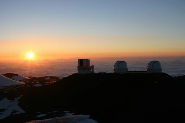 Обсерваторія Мауна-Кеа, Гаваї, на — стокове фото