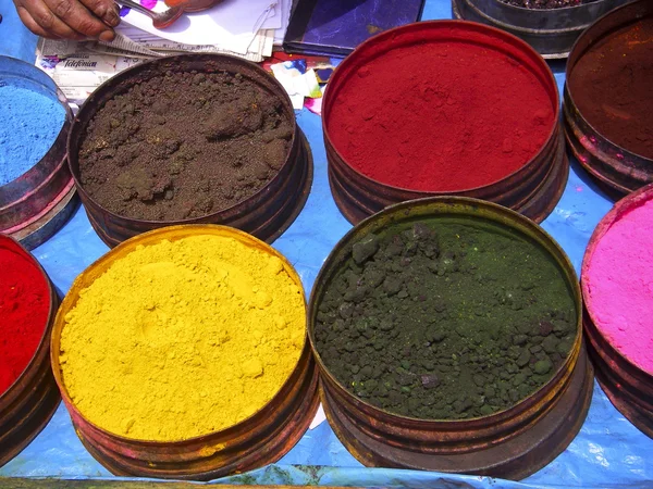 stock image Nature coloring dyes in Cuzco Peru