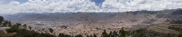 库斯科城秘鲁全景 — 图库照片