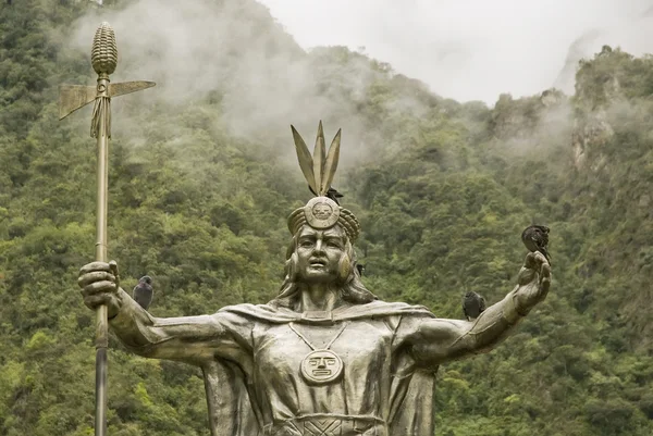 Deus Inca por Machu Picchu — Fotografia de Stock