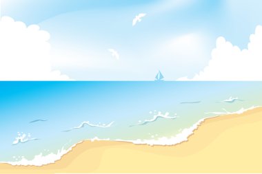 Summer beach clipart