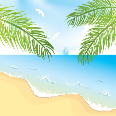 Summer beach clipart