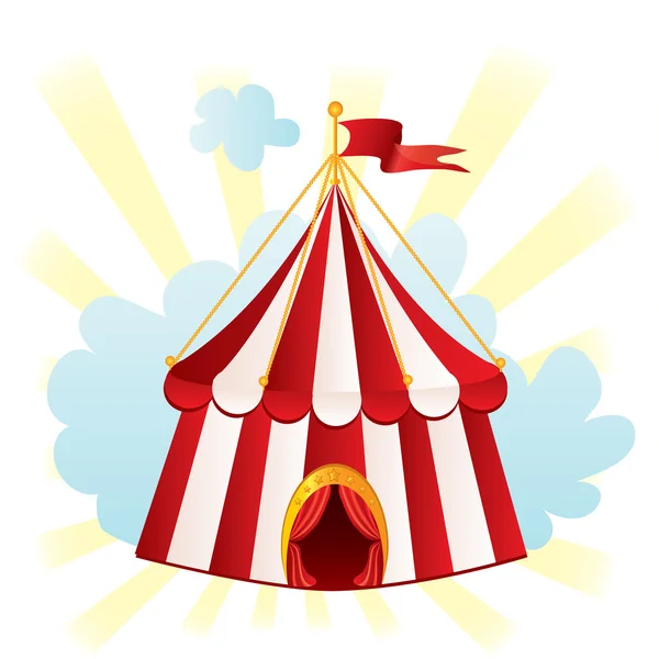 Tenda de circo — Vetor de Stock