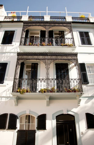 Koloniale verblijfplaats in gibraltar — Stockfoto