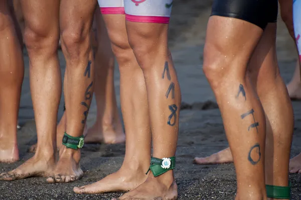 Triatlon bacaklar 163, 118, 170 — Stok fotoğraf