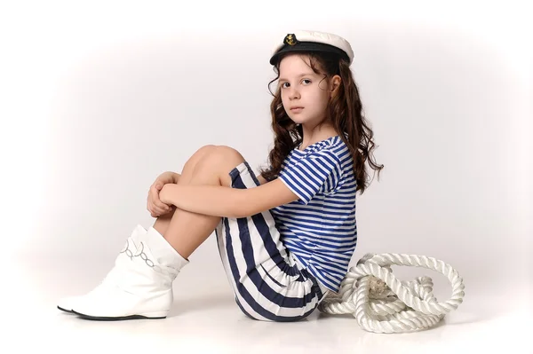 Dziewczyna marynarza — Zdjęcie stockowe