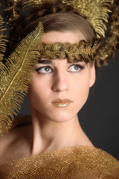 Goldene Dame — Stockfoto