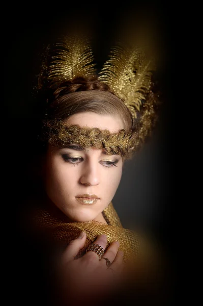 Dama dourada — Fotografia de Stock