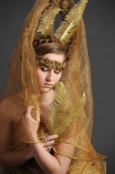 Dama dourada — Fotografia de Stock