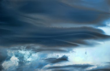 The sky before a storm clipart