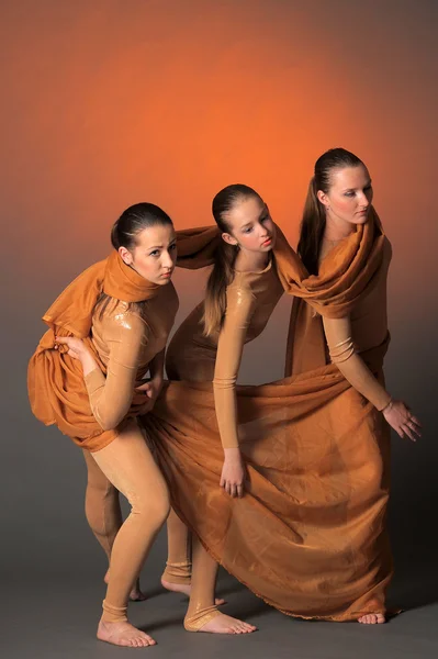 三人の踊り子 — ストック写真