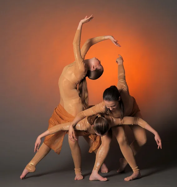 Τρεις χορευτές — Φωτογραφία Αρχείου