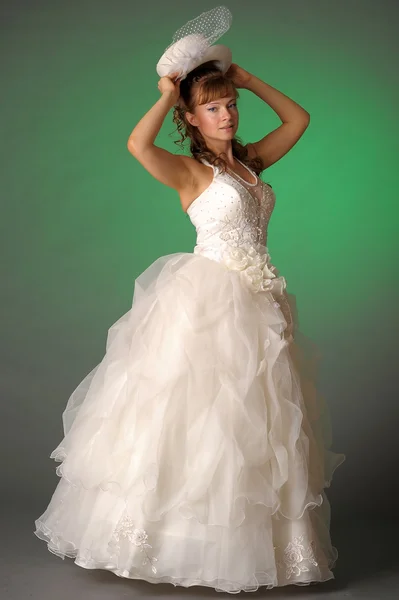 Gyönyörű menyasszony.. — Stock Fotó