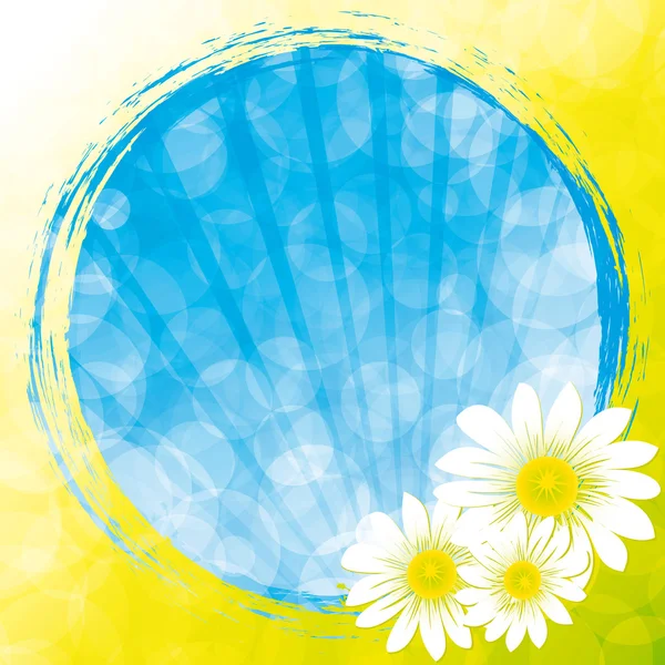 Spring in a sphere — Stock Vector