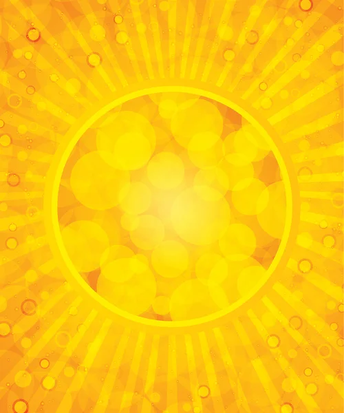 黄色夏季背景 — 图库矢量图片