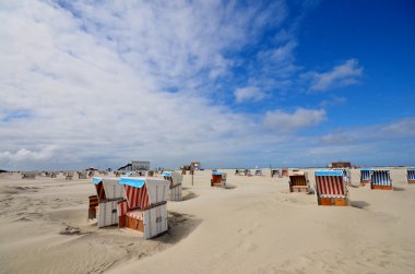 Beach of St. Peter Ording clipart