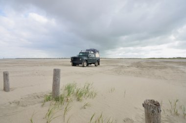 Beach of St. Peter Ording clipart