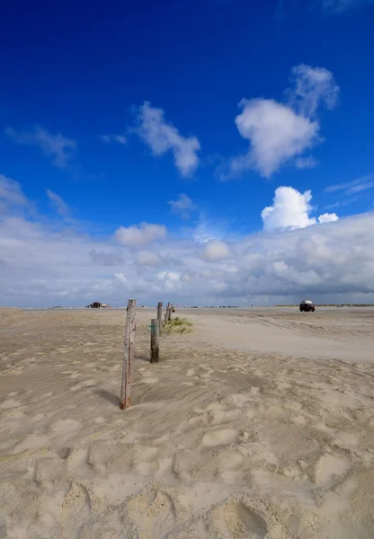 Beach of St. Peter Ording, Germany — Stock Photo, Image