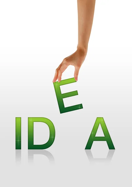 Idea - Hand — Stock Photo, Image