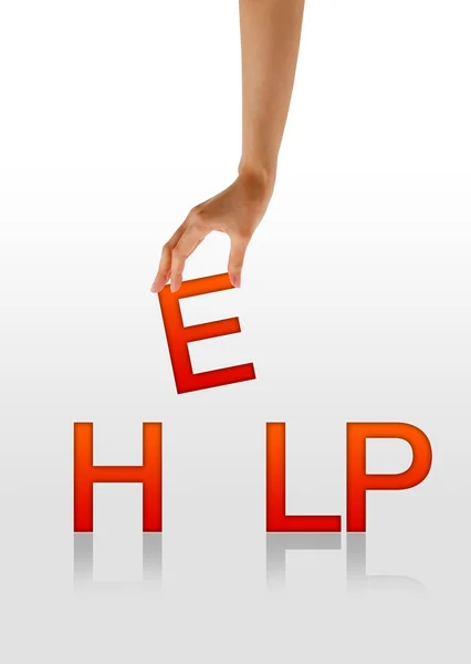 Help - Hand — Stock Photo, Image