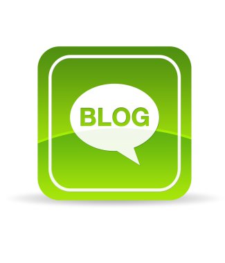 Yeşil blog simgesi