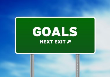 Goals Street Sign clipart