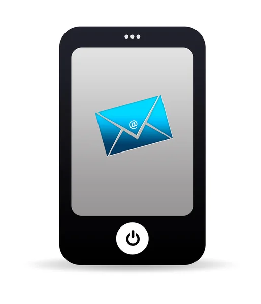 Email Telefone móvel — Fotografia de Stock