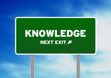 Knowledge Street Sign clipart