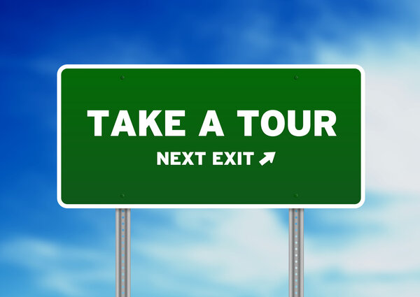 Take a Tour Highway Sign