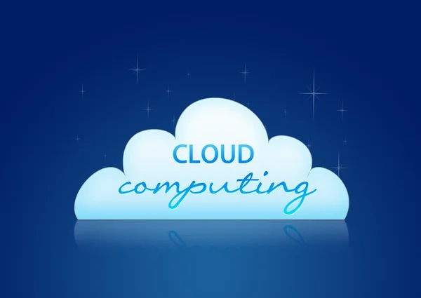 Felhőalapú számítástechnika — Stock Fotó