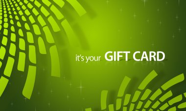 Green Elements Gift Card clipart