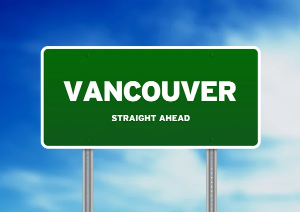 Vancouver snelweg teken — Stockfoto