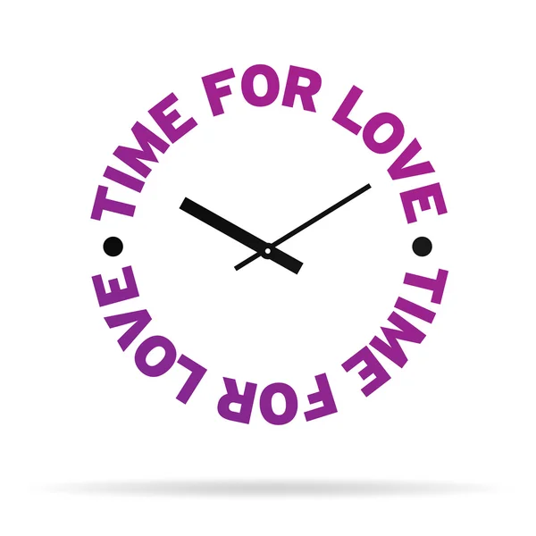 Tempo para o relógio do amor — Fotografia de Stock