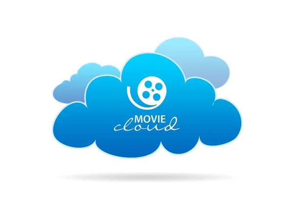 Movie Cloud — Stock Photo, Image