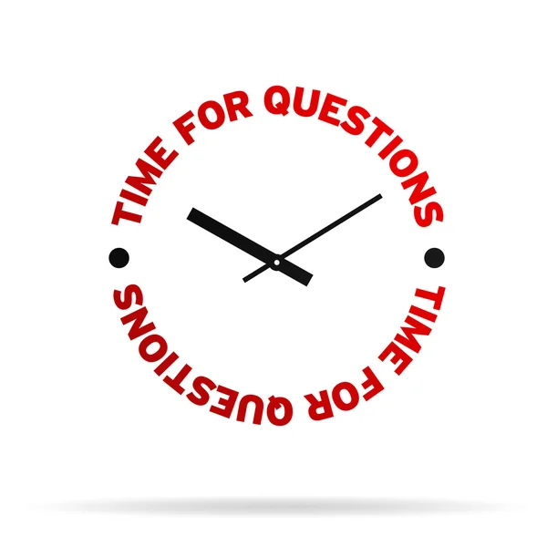Tiempo para preguntas — Foto de Stock