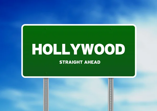 Hollywood highway tecken — Stockfoto