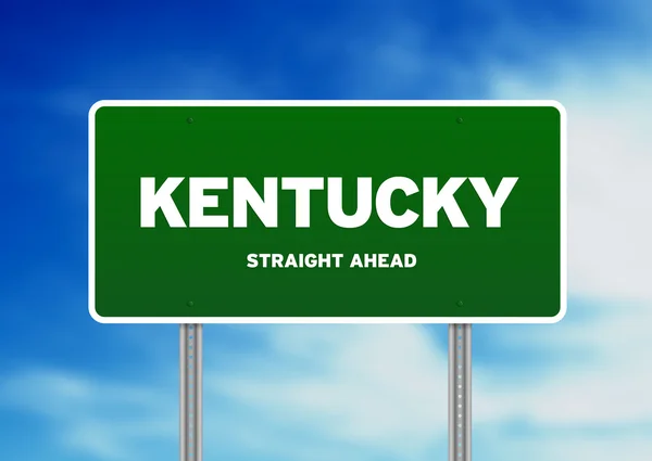 Sinal da estrada de Kentucky — Fotografia de Stock