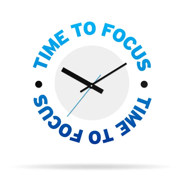 Dags att fokusera klocka — Stockfoto