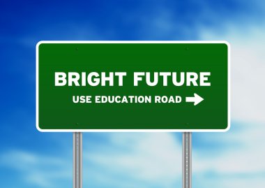 Bright Future Highway Sign clipart